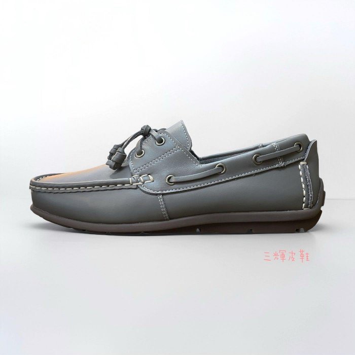 三輝皮鞋MIT台灣製 真皮帆船鞋 牛皮休閒鞋 免綁帶鞋 真皮男鞋 雷根鞋 開車鞋 懶人鞋 鞋底縫製手工鞋 大尺碼男鞋-規格圖11