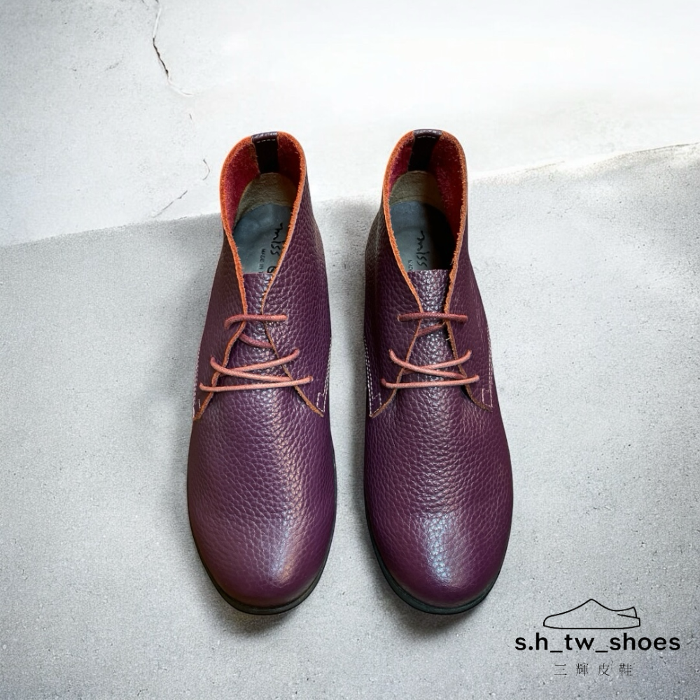 三輝皮鞋babala台灣製 MIT真皮女靴 短靴 牛皮靴踝靴高筒皮鞋馬丁靴平底靴厚底靴高筒靴三孔靴厚底鞋增高鞋小尺碼女鞋-細節圖7