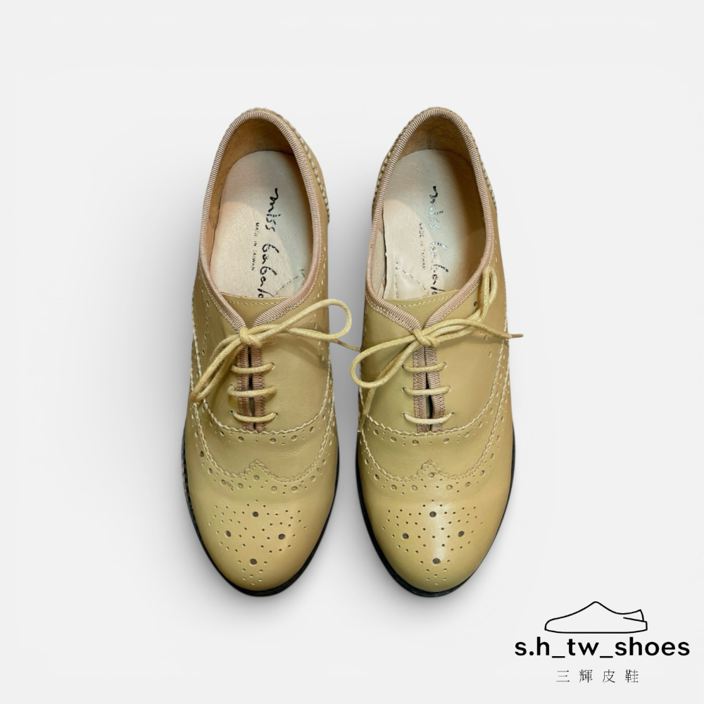 三輝皮鞋台灣製真皮牛津鞋 跟鞋 綁帶皮鞋 德比鞋 踝靴 MIT 手工鞋 女靴 足弓支撐圓頭女皮鞋 雕花牛津鞋女 零碼-細節圖3