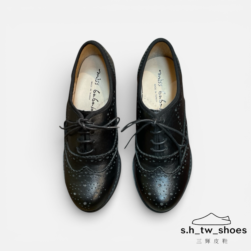 三輝皮鞋台灣製真皮牛津鞋 跟鞋 綁帶皮鞋 德比鞋 踝靴 MIT 手工鞋 女靴 足弓支撐圓頭女皮鞋 雕花牛津鞋女 零碼-細節圖9