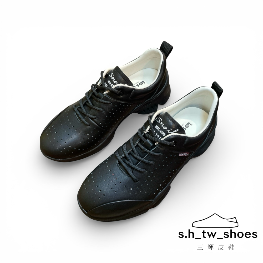 三輝皮鞋蝸牛SNAIL真皮休閒鞋 真皮運動鞋 牛皮休閒鞋 牛皮運動鞋 健步鞋 慢跑鞋 健走鞋 運動鞋女 寬楦綁帶羊皮女鞋-細節圖4