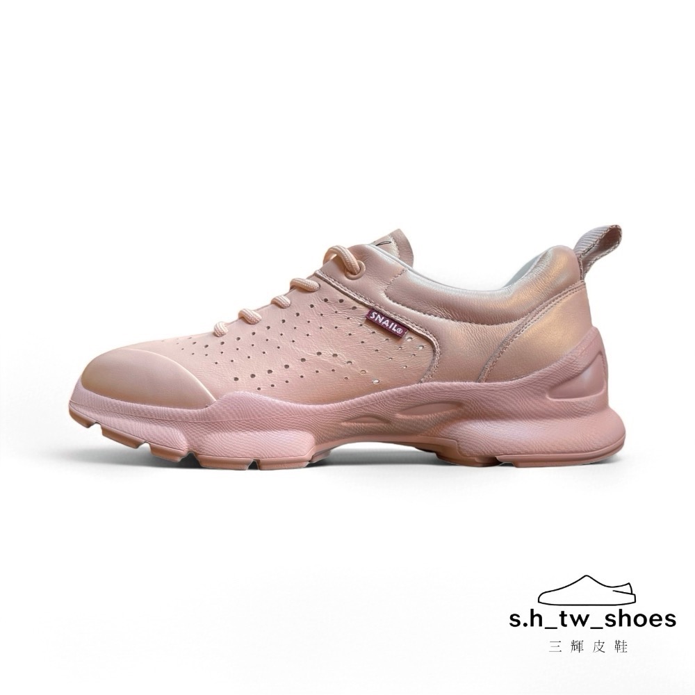 三輝皮鞋蝸牛SNAIL真皮休閒鞋 真皮運動鞋 牛皮休閒鞋 牛皮運動鞋 健步鞋 慢跑鞋 健走鞋 運動鞋女 寬楦綁帶羊皮女鞋-細節圖7