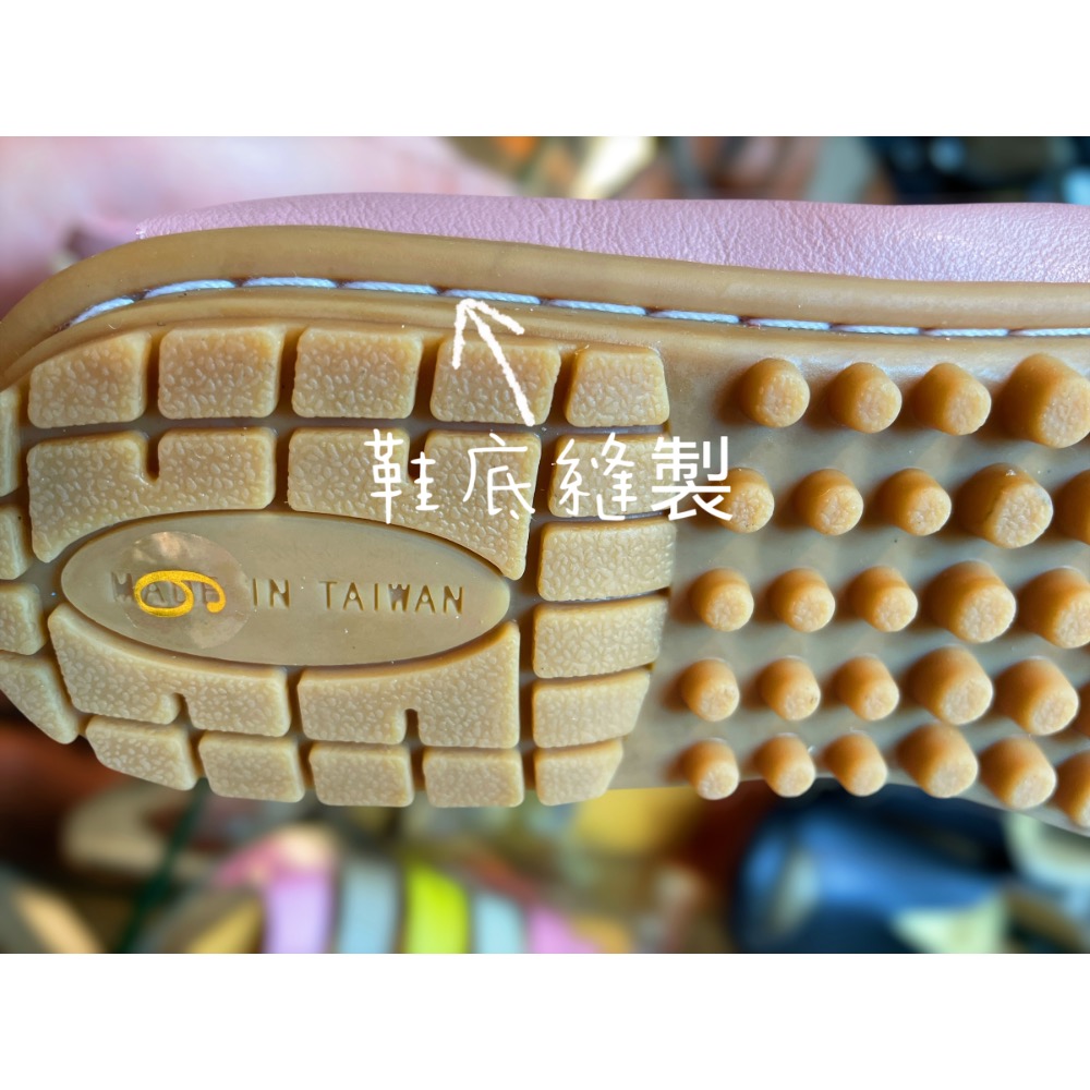三輝皮鞋台灣製真皮豆豆鞋 莫卡辛 帆船鞋 平底鞋 休閒鞋女 牛皮休閒鞋 MIT 牛皮鞋底縫製蝴蝶結軟皮軟底淑女鞋 通勤鞋-細節圖7