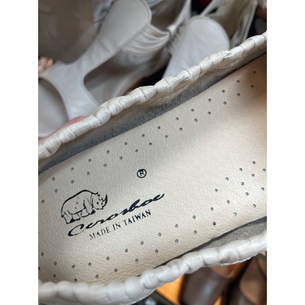 三輝皮鞋台灣製真皮豆豆鞋 莫卡辛 平底鞋 樂福鞋女 帆船鞋 休閒鞋女 女包鞋 MIT牛皮鞋底縫製編織荔枝紋軟底通勤淑女鞋-細節圖5