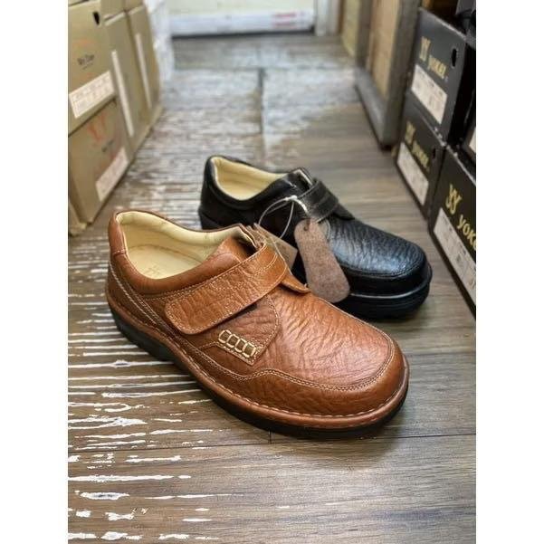 三輝皮鞋台灣製 固特異 真皮休閒鞋 氣墊休閒鞋 牛皮輕量化鞋底縫製雙氣墊皮鞋 MIT 手工鞋 休旅鞋老師傅旅遊工作鞋-細節圖6