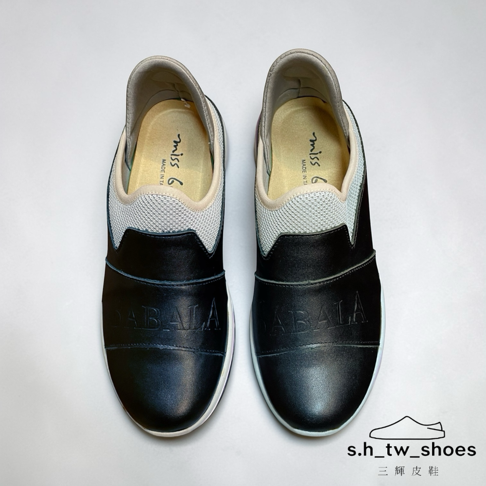 三輝皮鞋台灣製真皮休閒鞋 羊皮鞋 真皮女鞋 羊皮休閒鞋 MIT babala圓頭科技感泡綿布柔軟輕量鞋 輕便懶人休閒鞋女-細節圖5