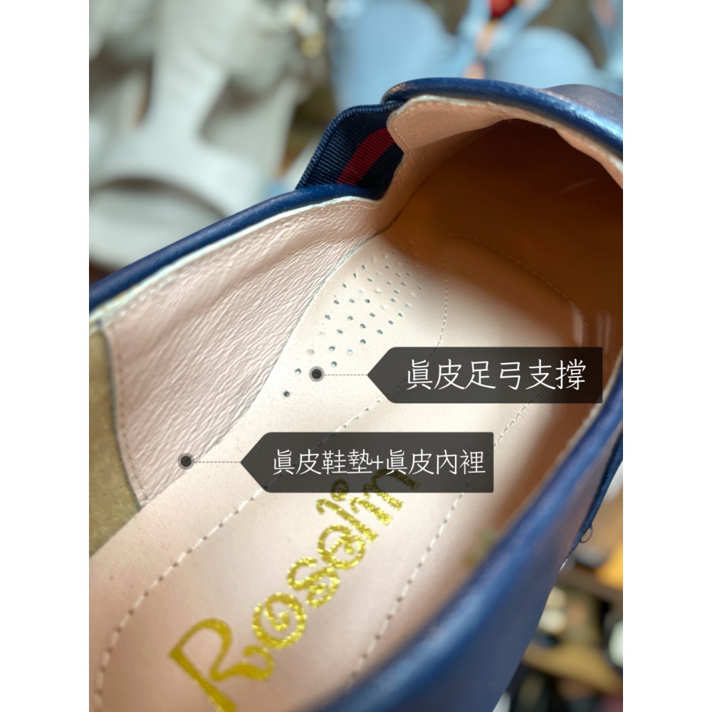 三輝皮鞋台灣製 真皮休閒鞋 羊皮鞋 休閒鞋女 平底鞋 羊皮休閒鞋 便鞋 包鞋 MIT圓頭足弓支撐輕量g家免綁帶直套懶人鞋-細節圖7