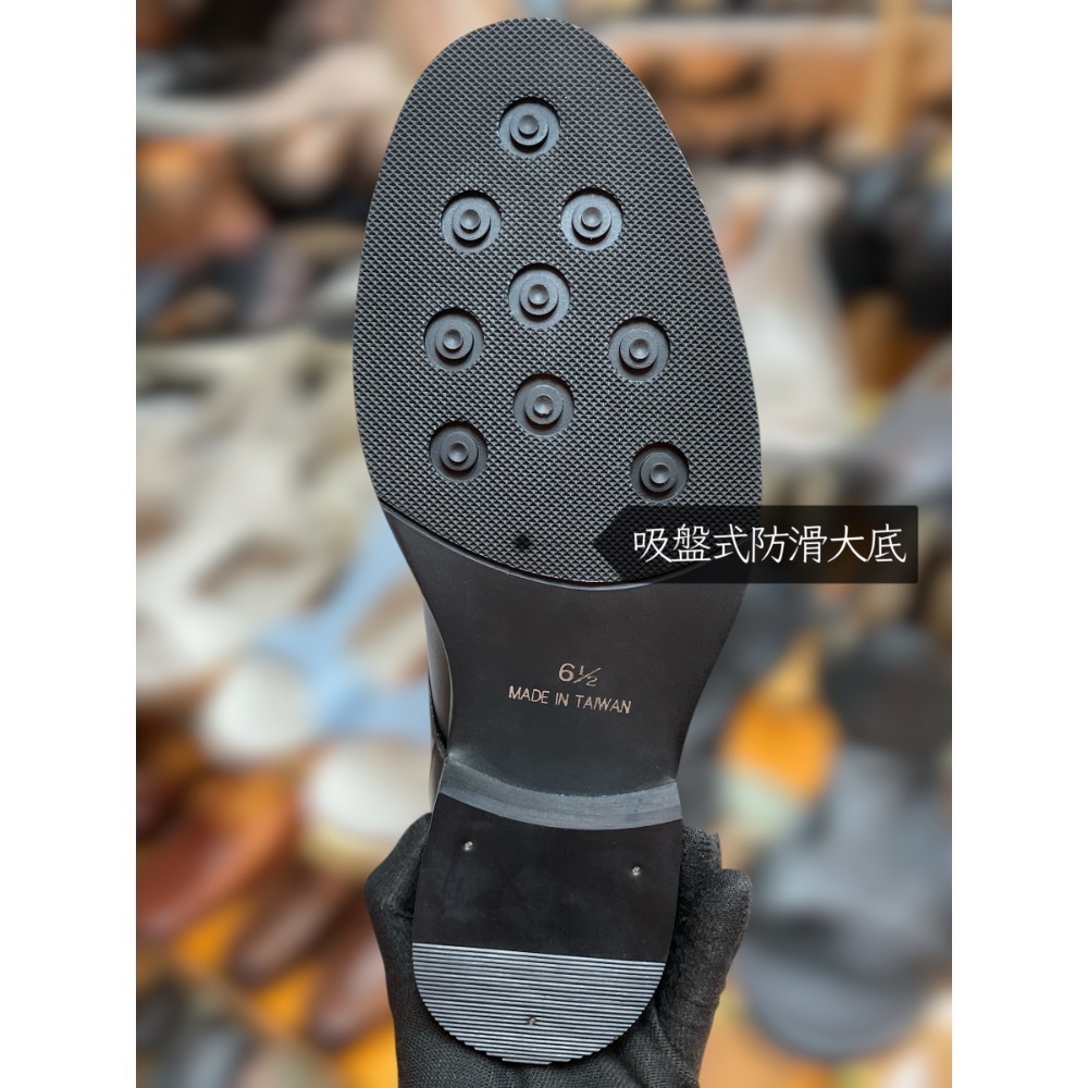 三輝皮鞋台灣製 真皮牛津鞋 真皮德比鞋 MIT 手工鞋 訂製鞋 增高皮鞋 上班鞋 商務鞋 大尺碼 牛皮圓頭素面寬楦皮鞋男-細節圖6