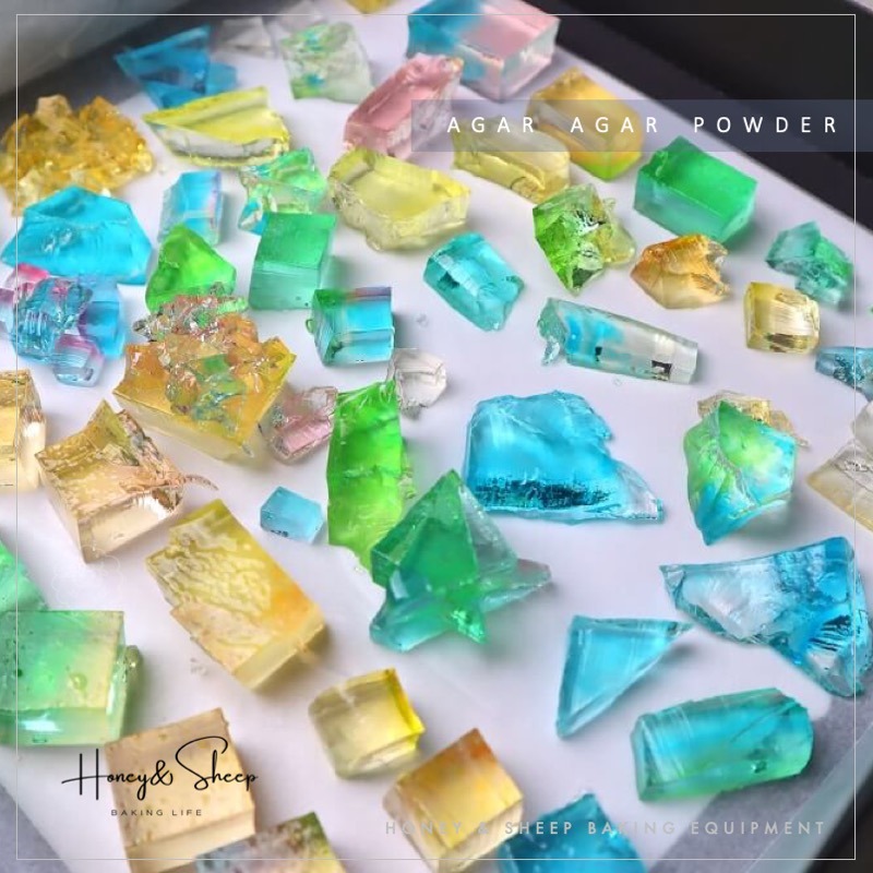 小羊尋蜜 寒天粉 洋菜膠 素食 德麥寒天911 50g分裝 寒天 食品原料 洋菜粉 膳食纖維 海藻膠凍粉 食品材料-細節圖4