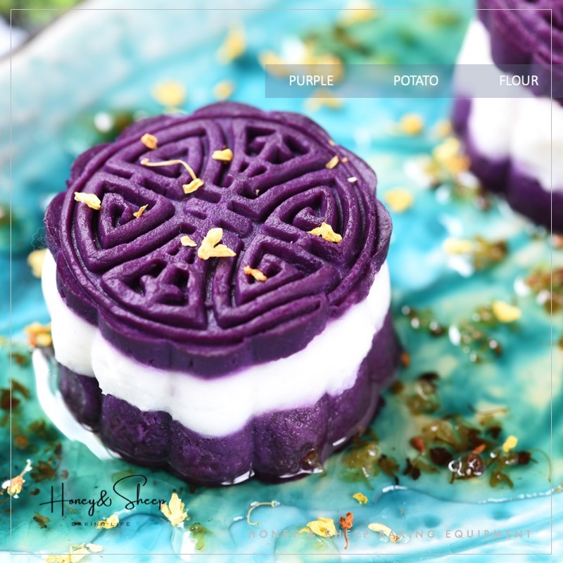 小羊尋蜜 紫薯粉 100g分裝 色粉 色素 紫色色粉 烘焙色粉 紫心甘藷 多利色粉 烘焙色素 食用色粉-細節圖5