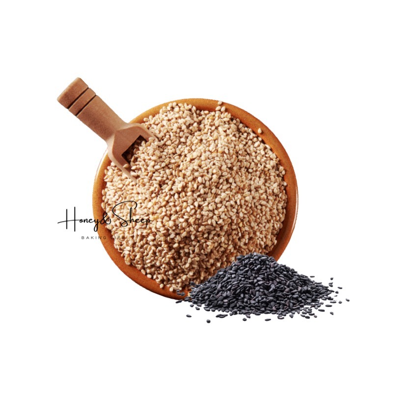 小羊尋蜜 黑芝麻 白芝麻 生芝麻 芝麻粒 雜糧 烘焙用堅果 烘焙用芝麻 烘焙食材 烘焙原料 芝麻粉 分裝 黑白芝麻-細節圖8