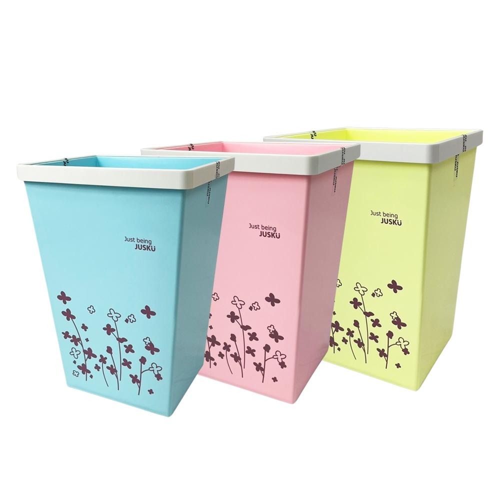百貨通 花草集收納桶-三色可選(兩款大小)-細節圖3