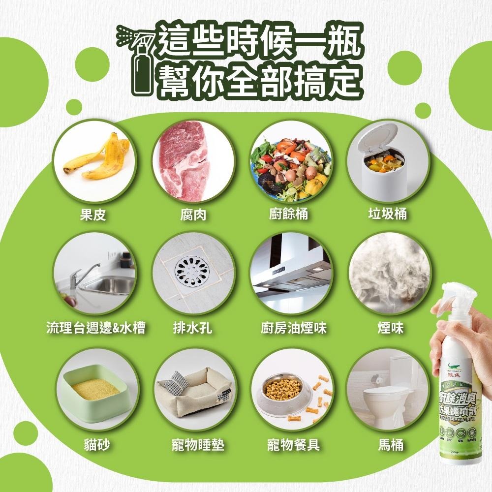 百貨通 鱷魚廚餘消臭果蠅噴劑-250ml-細節圖6