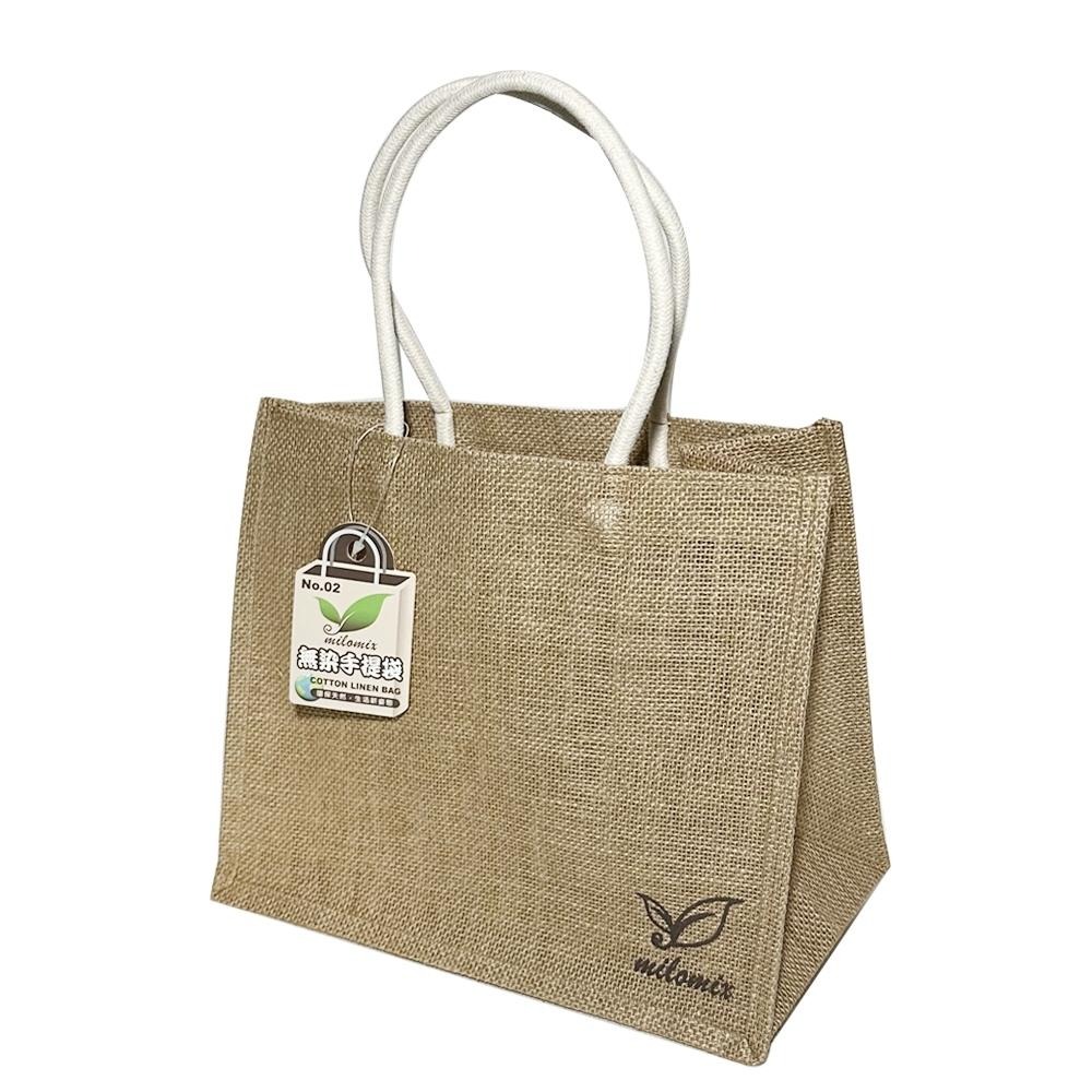 百貨通無染手提麻布袋 /提袋/收納袋(1入)-四款大小可選-細節圖2