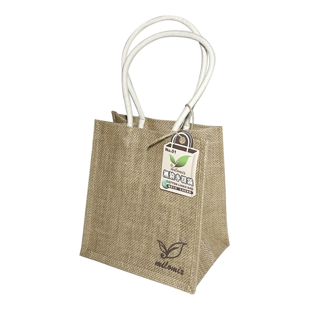 百貨通無染手提麻布袋 /提袋/收納袋(1入)-四款大小可選-規格圖4