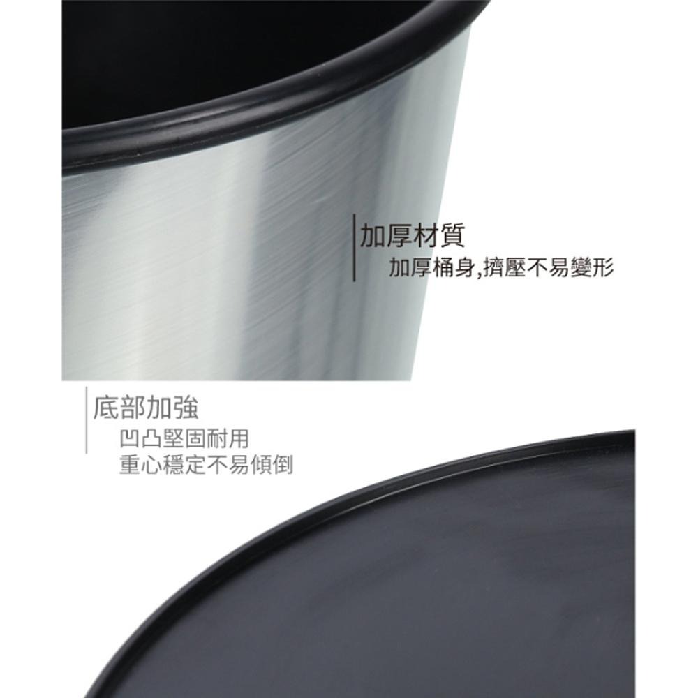 百貨通【銀河垃圾桶-5L/9L兩款可選】防金屬垃圾桶 垃圾桶 防水 金屬風格 時尚垃圾桶 收納桶 置物桶 水桶-細節圖4