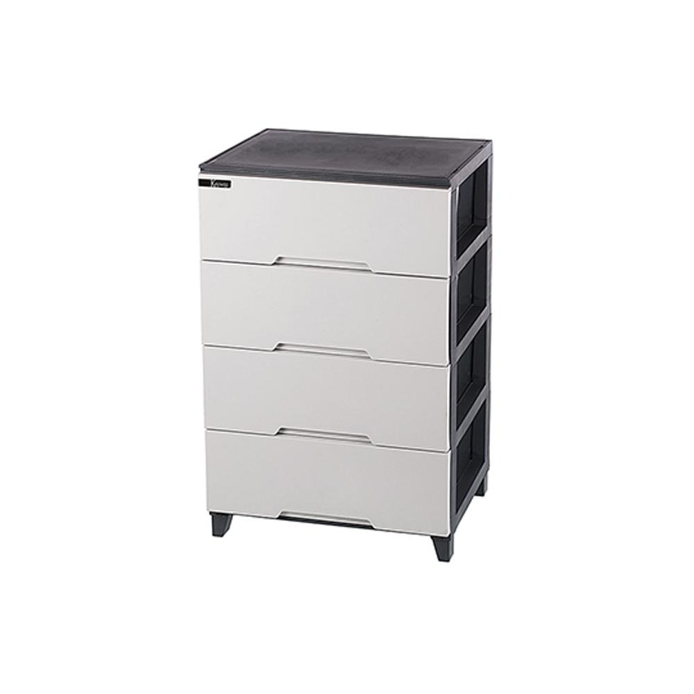 百貨通 名流寬型四層櫃 收納櫃 抽屜櫃 四層櫃-細節圖3