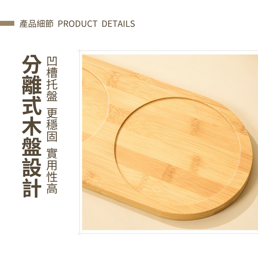 【日式木質寵物碗】陶瓷碗 木質托盤 貓狗碗 防翻倒 日式北歐 設計款-細節圖6