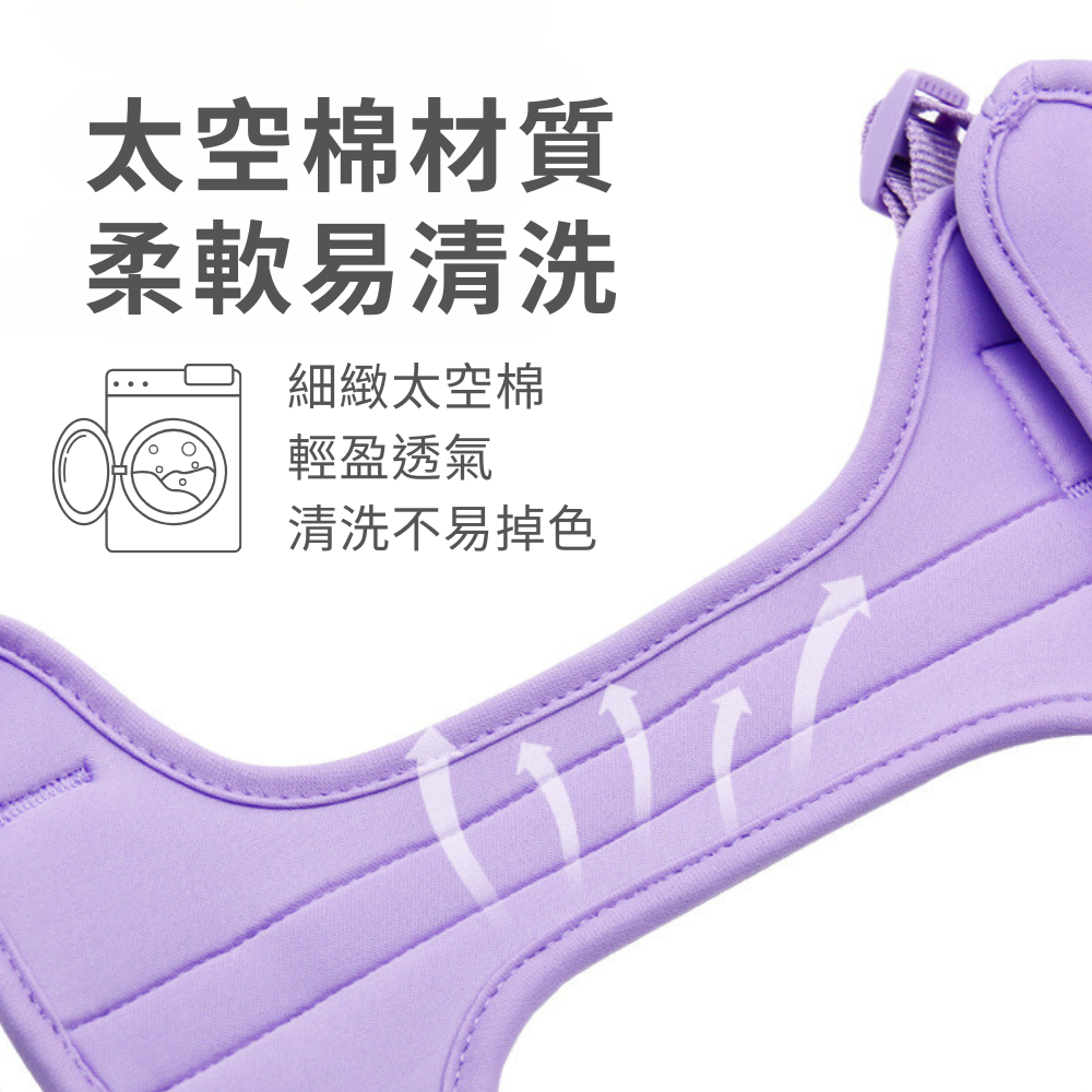 【馬卡龍胸背牽繩組】胸背牽繩 馬卡龍色 多巴胺色系 外出 游泳 PVC 耐髒 透氣-細節圖2