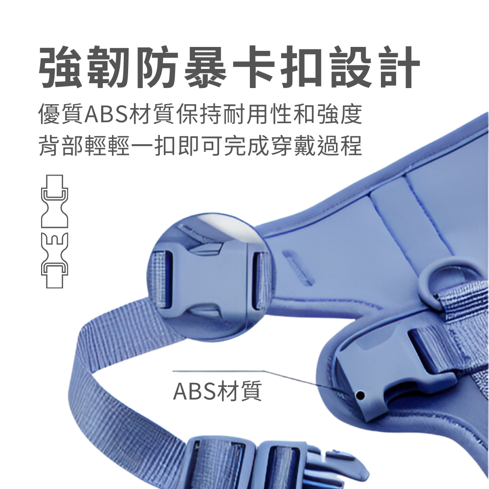 【馬卡龍胸背牽繩組】胸背牽繩 馬卡龍色 多巴胺色系 外出 游泳 PVC 耐髒 透氣-細節圖3