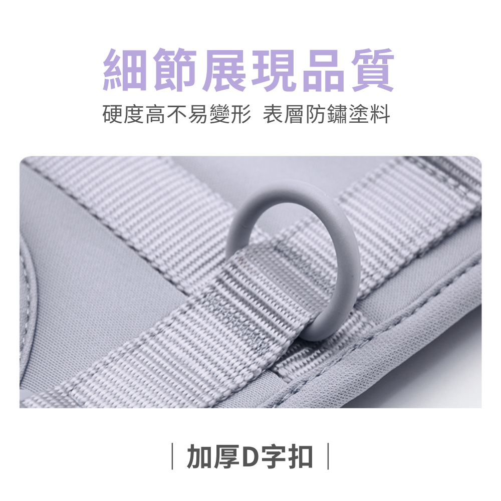 【馬卡龍胸背牽繩組】胸背牽繩 馬卡龍色 多巴胺色系 外出 游泳 PVC 耐髒 透氣-細節圖4