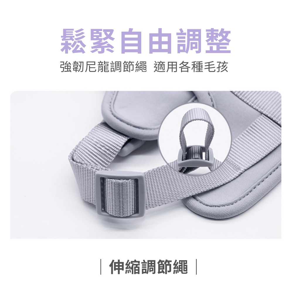 【馬卡龍胸背牽繩組】胸背牽繩 馬卡龍色 多巴胺色系 外出 游泳 PVC 耐髒 透氣-細節圖5