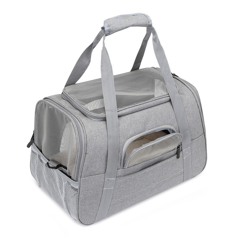 Heine 海恩 WIN-666透氣寵物包 寵物旅行包 貓狗包袋 貓咪包(可折疊收納/透氣/反光條設計)-細節圖7