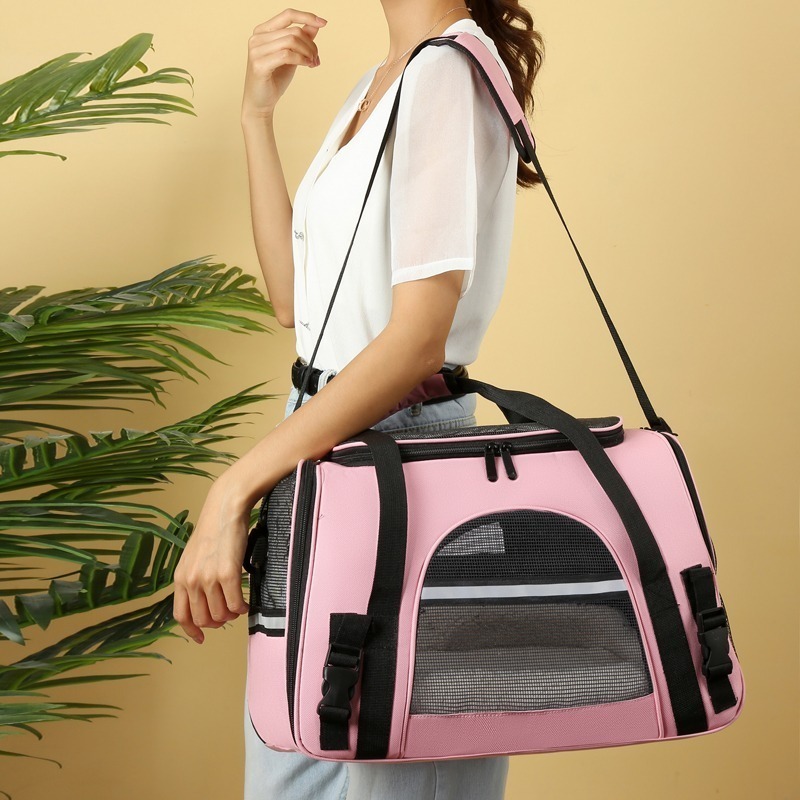 Heine 海恩 WIN-666透氣寵物包 寵物旅行包 貓狗包袋 貓咪包(可折疊收納/透氣/反光條設計)-細節圖10