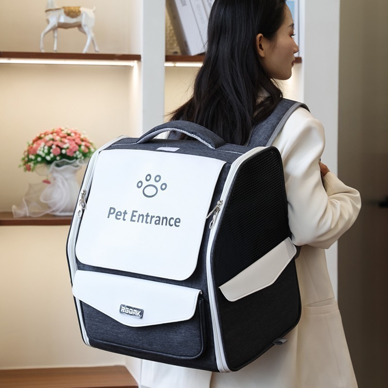 WIN-6024寵物外出包 寵物推車拉桿包 貓咪後背包 貓咪包(毛小孩外出/可折疊收納/拉桿/後背/手提)-細節圖2