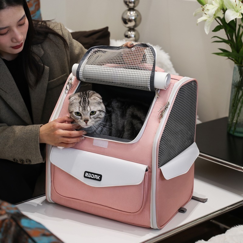 WIN-6024寵物外出包 寵物推車拉桿包 貓咪後背包 貓咪包(毛小孩外出/可折疊收納/拉桿/後背/手提)-細節圖3