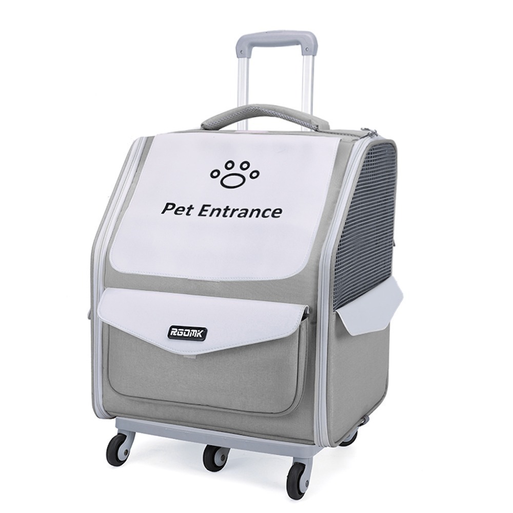 WIN-6024寵物外出包 寵物推車拉桿包 貓咪後背包 貓咪包(毛小孩外出/可折疊收納/拉桿/後背/手提)-規格圖11