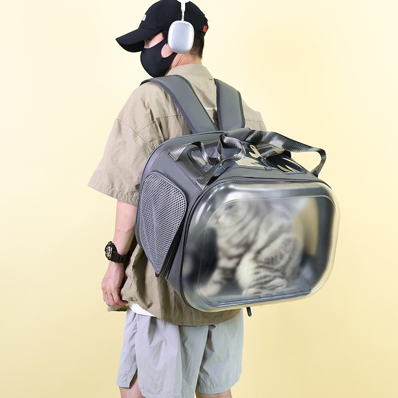 WIN-6055多功能高質感豪華大空間寵物包 貓咪拉桿包/後背包/側背包/手提包 毛小孩外出必備用品-細節圖4