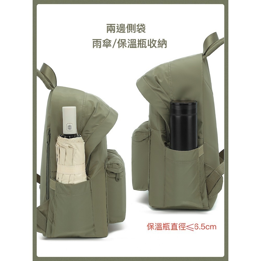 Heine 海恩WIN-265 帽簷極簡後背包 通勤後背包 休閒出遊雙肩背包-細節圖4