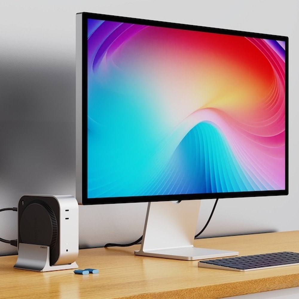 Jokitech 專為 Apple M4 Mac mini 電腦設計的迷你支架 時尚迷你支架 Ｍac mini支架-細節圖8