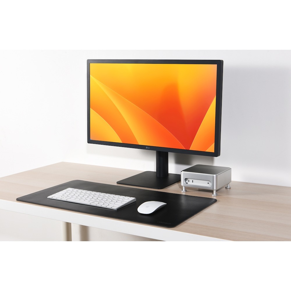 Jokitech 環保雙面皮革桌墊 大型滑鼠墊 防刮防水易於清潔 適用於辦公室和家庭餐桌墊 59x31cm-細節圖2