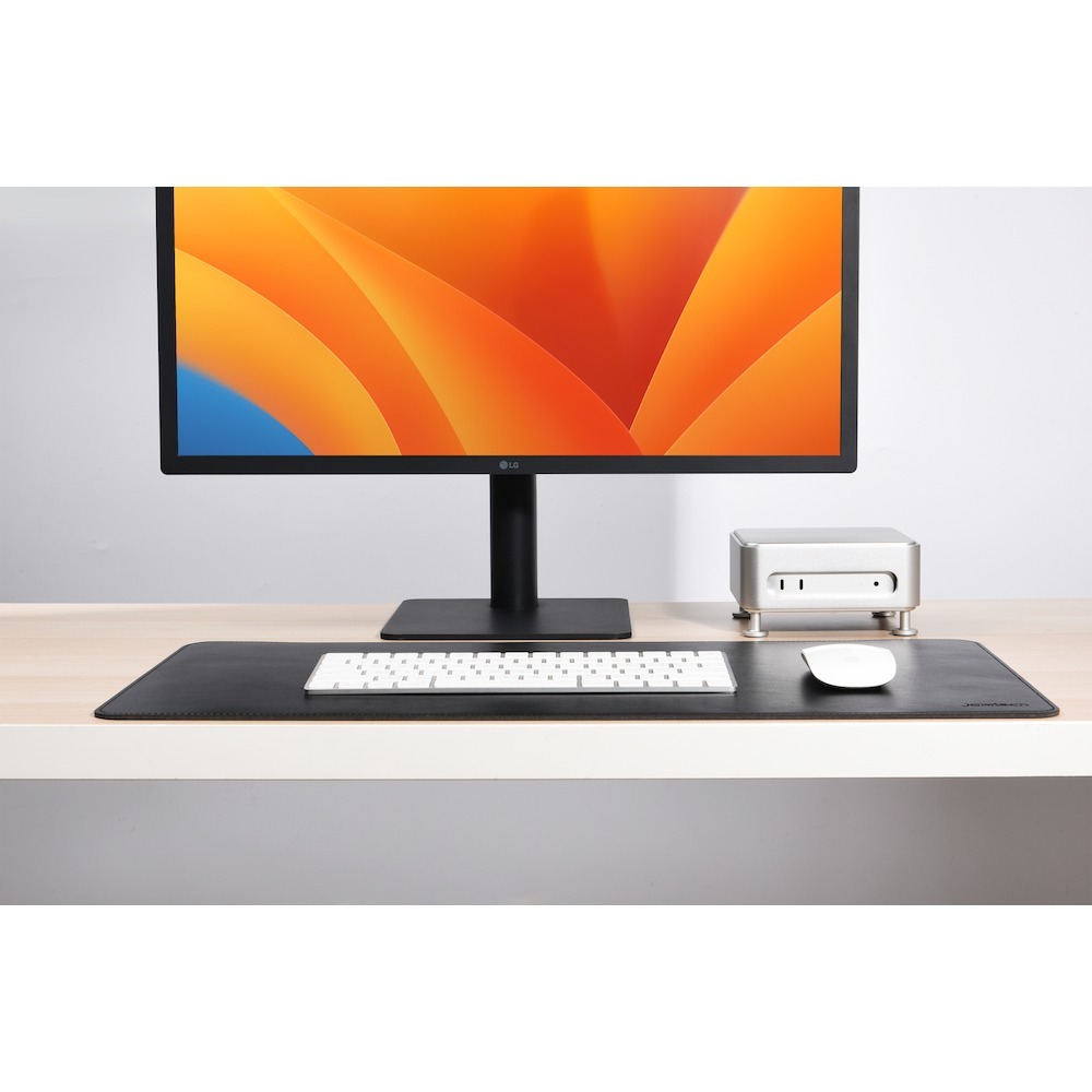 Jokitech 環保雙面皮革桌墊 大型滑鼠墊 防刮防水易於清潔 適用於辦公室和家庭餐桌墊 59x31cm-細節圖9