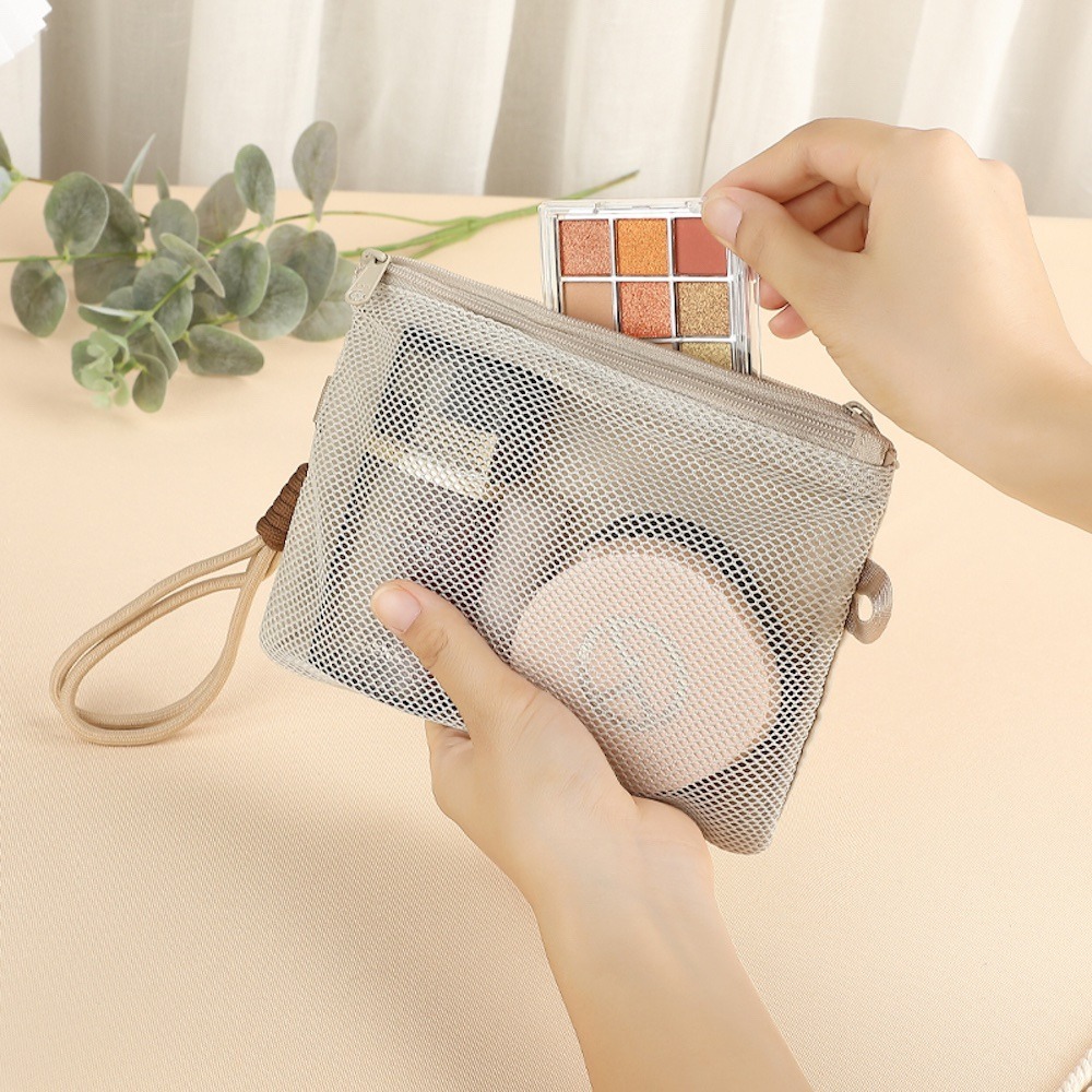 Heine 海恩 WIN-269 雙層拉鍊收納包 防潑水材質 附手挽繩 旅用收納袋 藍芽耳機收納包 3件套-細節圖7