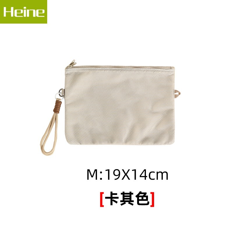 Heine 海恩 WIN-269 雙層拉鍊收納包 防潑水材質 附手挽繩 旅用收納袋 藍芽耳機收納包 3件套-細節圖10