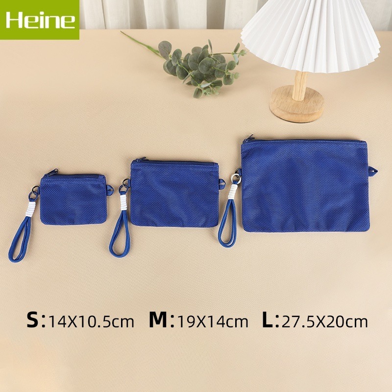 Heine 海恩 WIN-269 雙層拉鍊收納包 防潑水材質 附手挽繩 旅用收納袋 藍芽耳機收納包 3件套-規格圖11