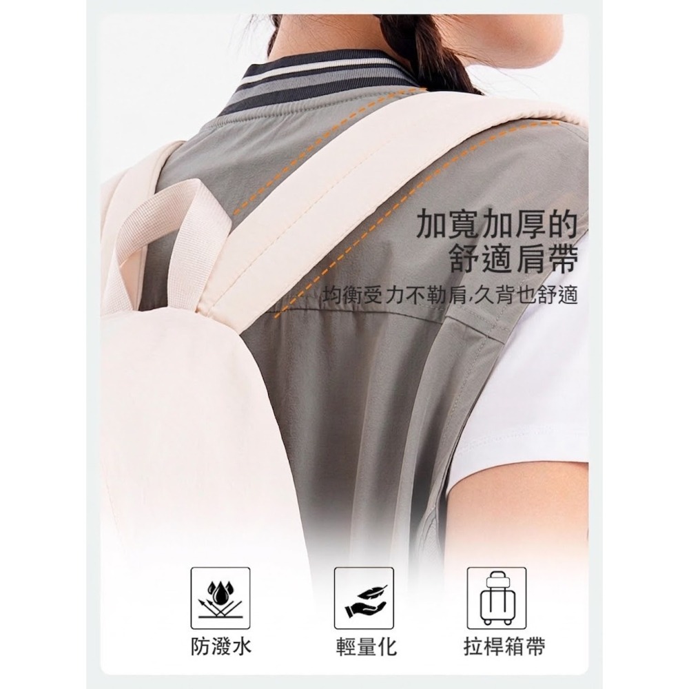 Heine 海恩 WIN-268 輕旅自由行背包 防潑水 多功能電腦後背包 14吋日系拼接/輕量化後背包-細節圖10