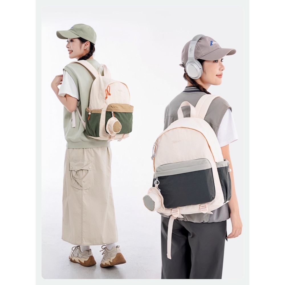 Heine 海恩 WIN-268 輕旅自由行背包 防潑水 多功能電腦後背包 14吋日系拼接/輕量化後背包-細節圖11