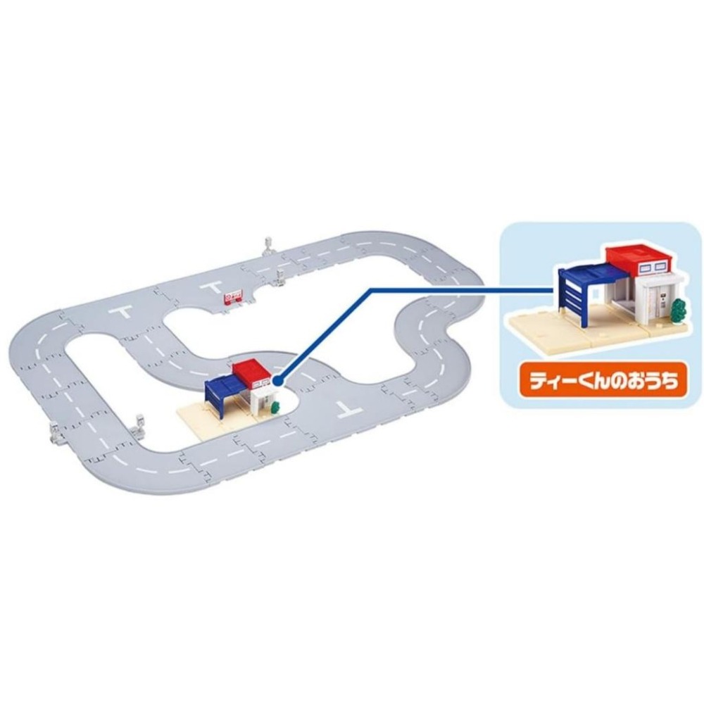 【TP多美總動員】Tomica 新城鎮 道路組(附T君房子) 街道 1/64場景 多美-細節圖2