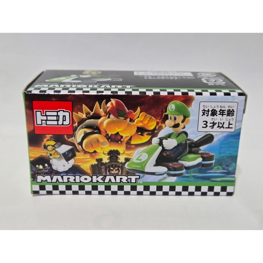 【TP多美總動員】Tomica 瑪利歐賽車 路易吉 碧琪 耀西 庫巴 奇諾比奧 咚奇剛 USJ環球影城限定-規格圖1