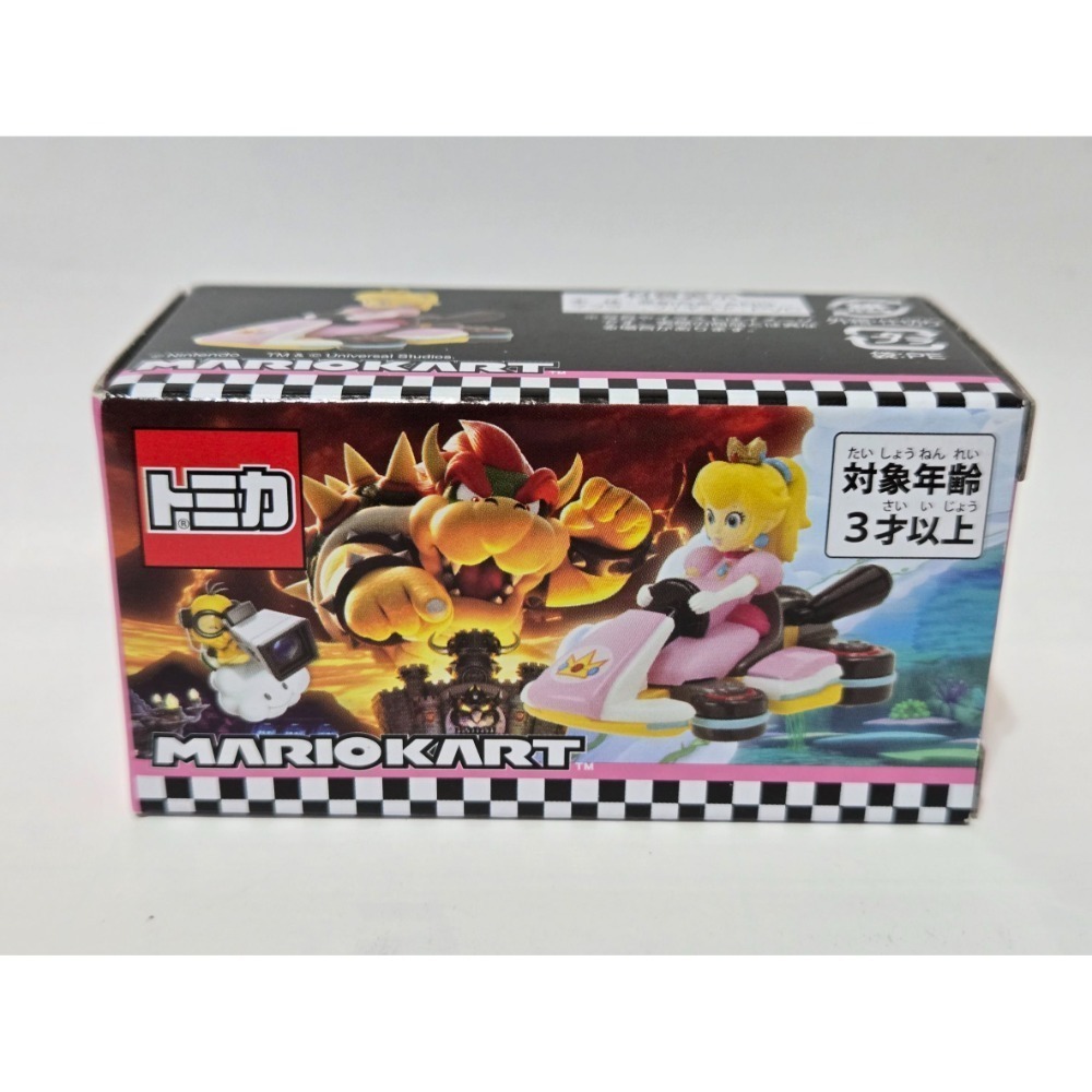 【TP多美總動員】Tomica 瑪利歐賽車 路易吉 碧琪 耀西 庫巴 奇諾比奧 咚奇剛 USJ環球影城限定-規格圖1