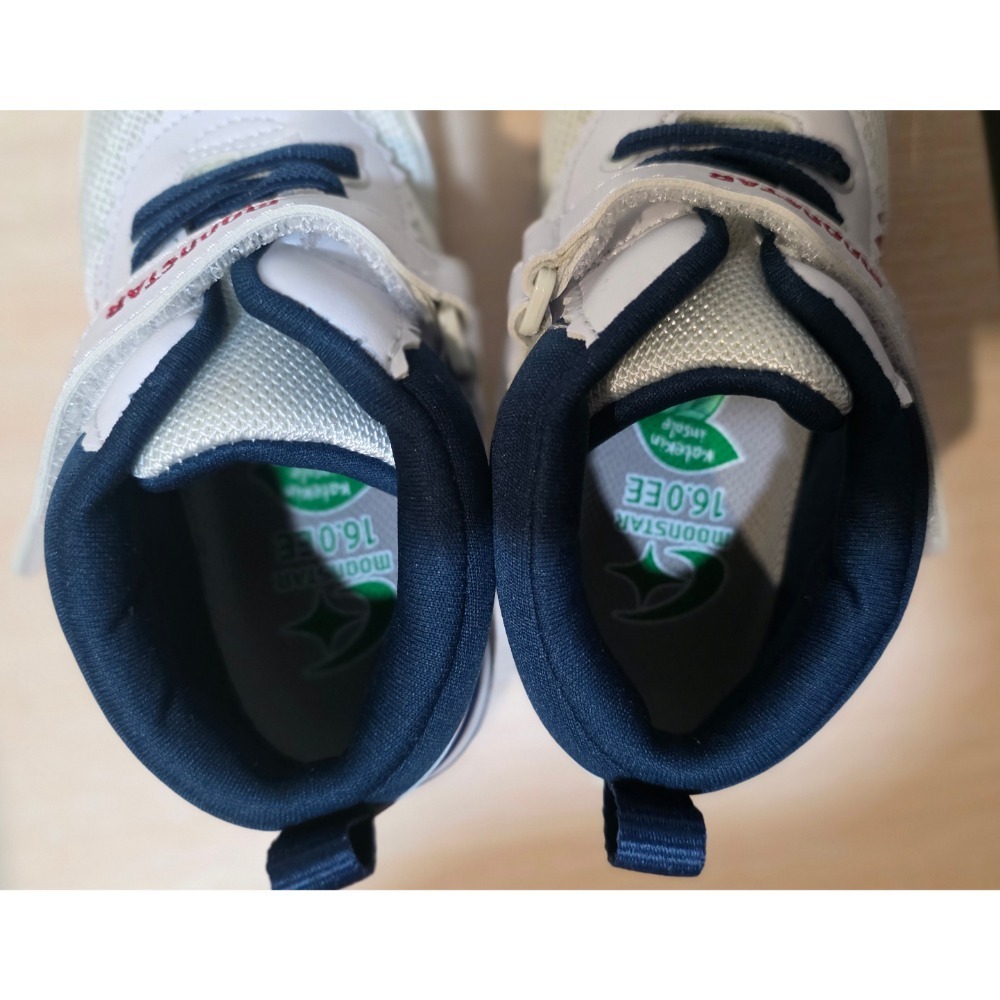 日本MoonStar 月星機能童鞋 護踝款 白藍童鞋16-細節圖2