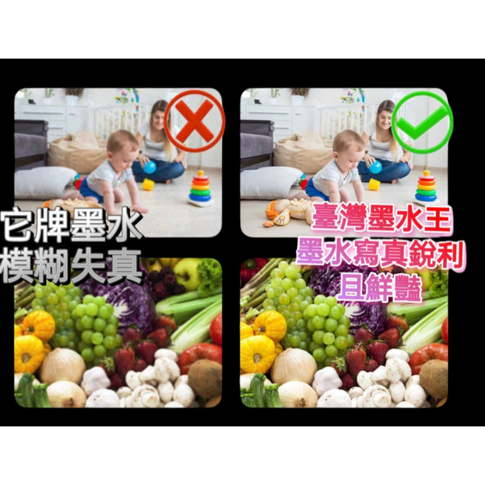 EPSON相容防水100ML墨水4色補充瓶 ｜防水不暈｜高相容不塞頭｜適用連供改機｜印表機專用墨水補充液-細節圖9