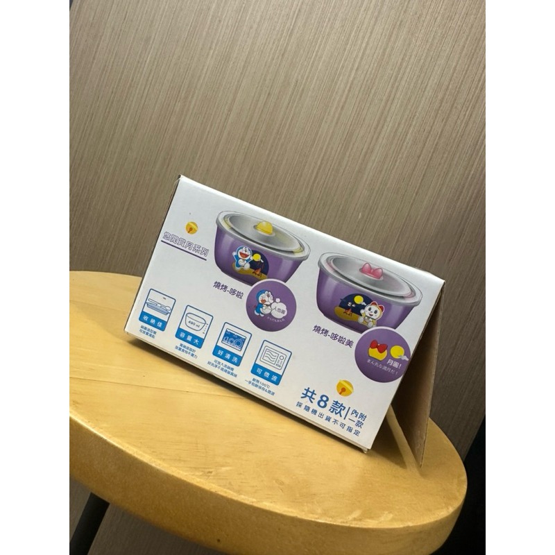 7-11 哆啦A夢45週年 美味加熱大陶瓷方碗 保鮮陶瓷碗-細節圖3