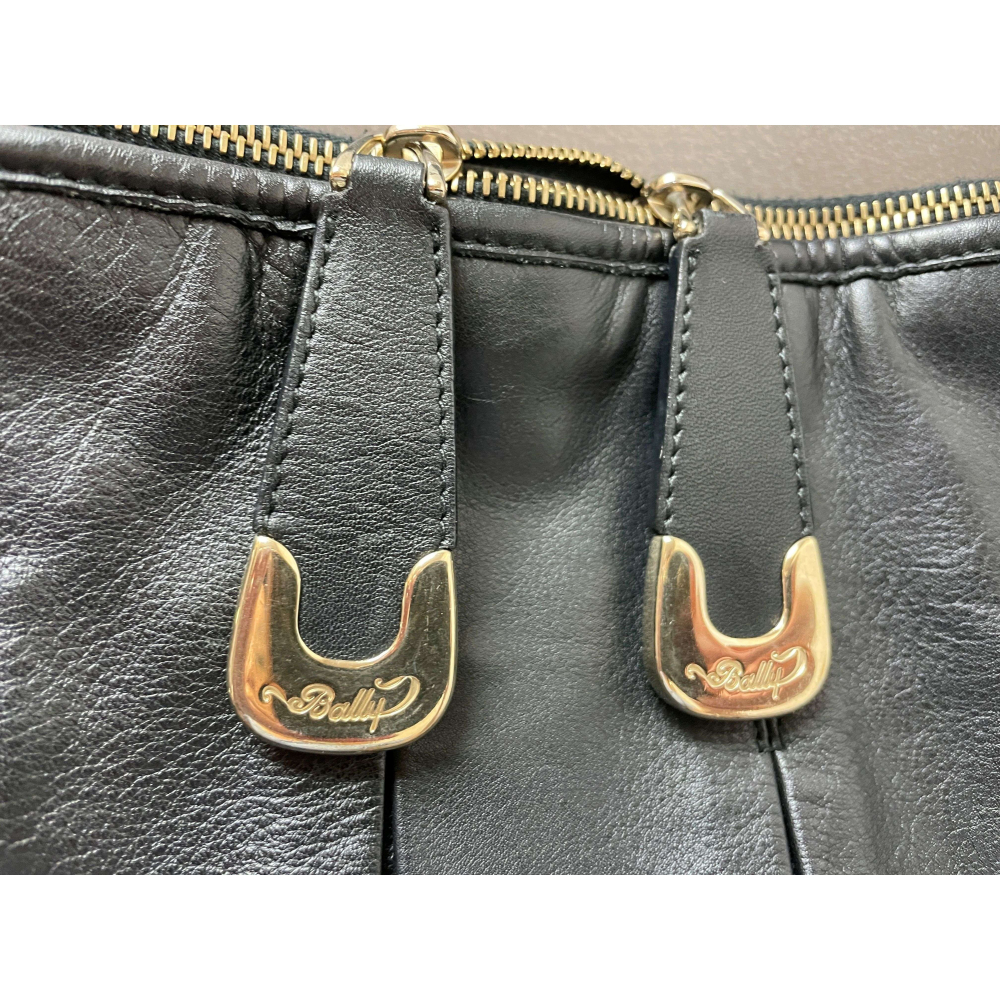 (可議價)BALLY BLACK TOTE BAG-細節圖3