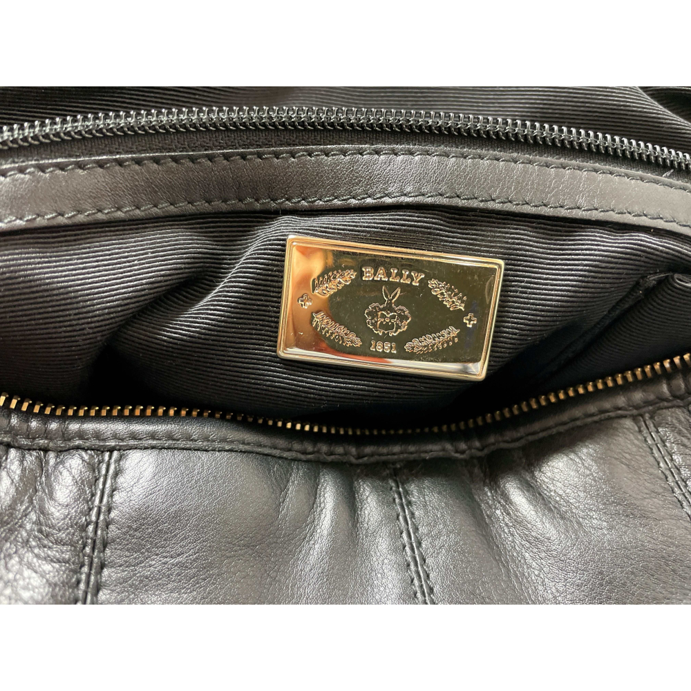 (可議價)BALLY BLACK TOTE BAG-細節圖4