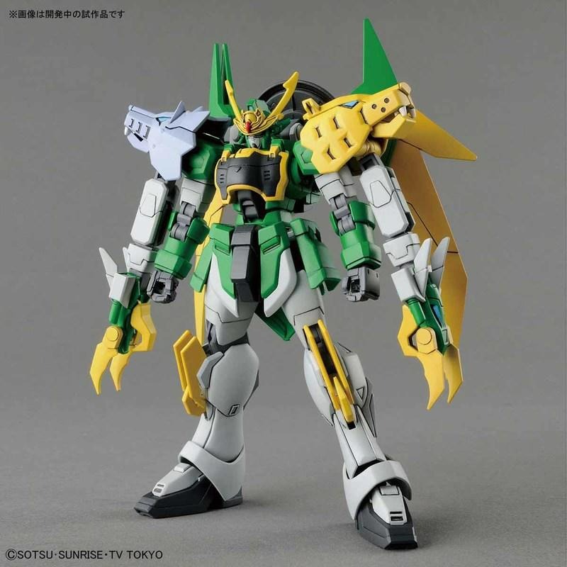 【奶熊屋】萬代 HGBD 1/144 鋼彈創鬥者 潛網大戰  激炎型雙頭龍鋼彈-細節圖2